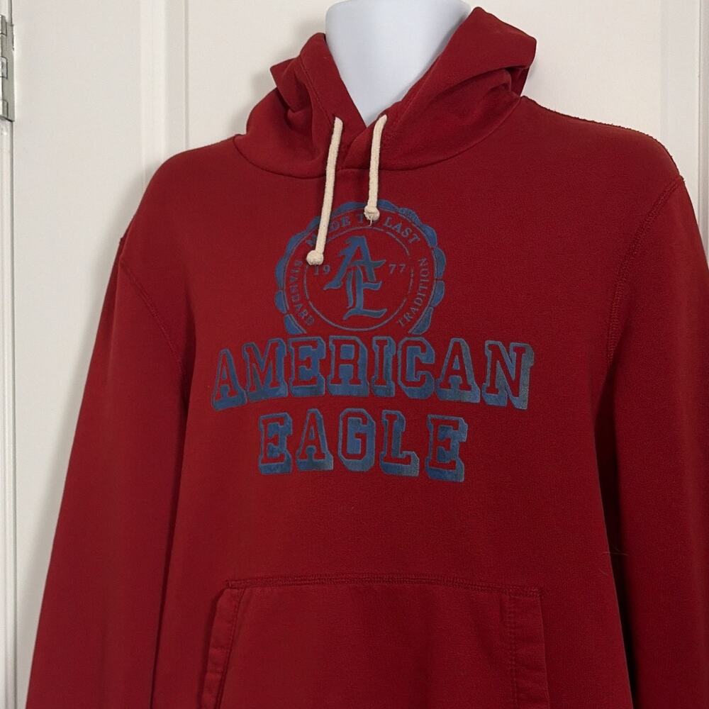 American Eagle Outfitters Men's Fleece Hoodie Lg Pullover